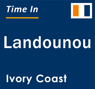 Current local time in Landounou, Ivory Coast