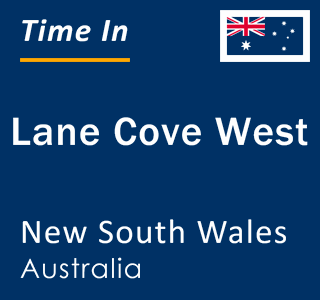 Current local time in Lane Cove West, New South Wales, Australia