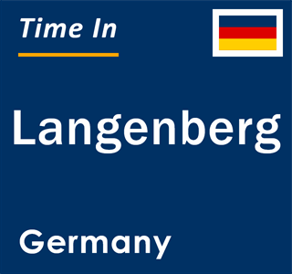 Current local time in Langenberg, Germany