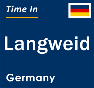 Current local time in Langweid, Germany