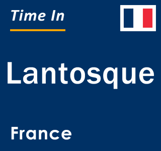 Current local time in Lantosque, France
