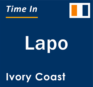 Current local time in Lapo, Ivory Coast