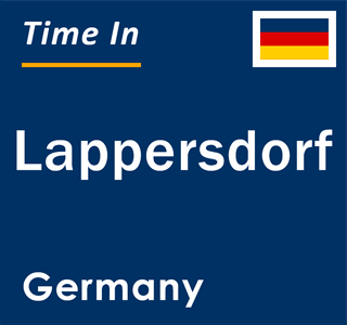 Current local time in Lappersdorf, Germany