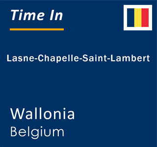 Current local time in Lasne-Chapelle-Saint-Lambert, Wallonia, Belgium