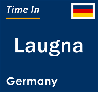Current local time in Laugna, Germany