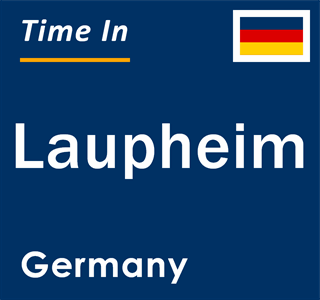 Current local time in Laupheim, Germany