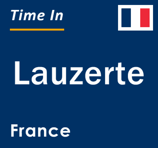 Current local time in Lauzerte, France