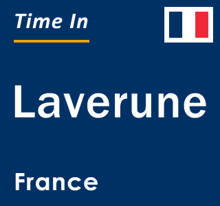 Current local time in Laverune, France