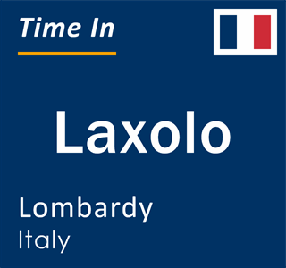 Current local time in Laxolo, Lombardy, Italy