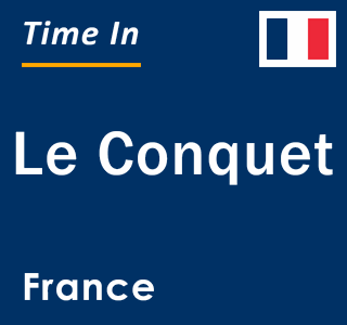 Current local time in Le Conquet, France