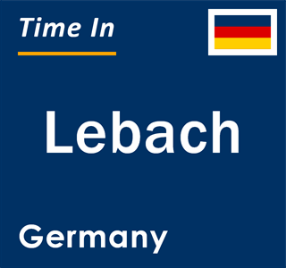 Current local time in Lebach, Germany