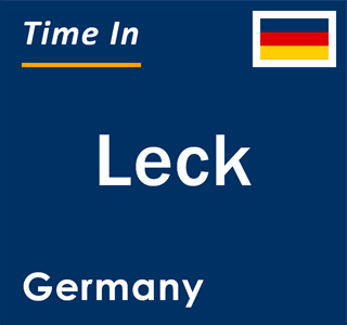 Current local time in Leck, Germany