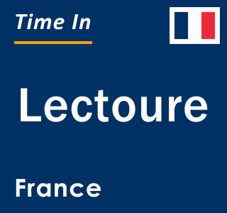 Current local time in Lectoure, France
