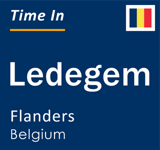 Current local time in Ledegem, Flanders, Belgium
