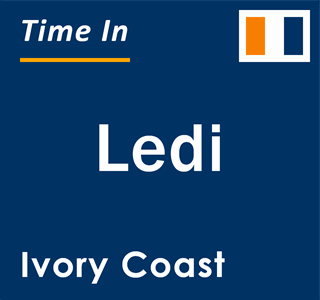 Current local time in Ledi, Ivory Coast