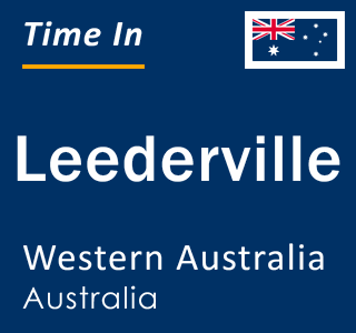 Current local time in Leederville, Western Australia, Australia