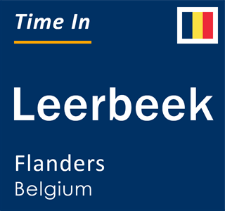 Current local time in Leerbeek, Flanders, Belgium