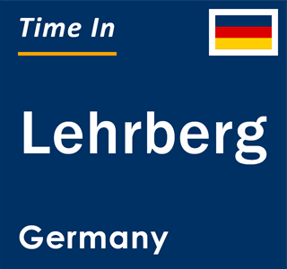 Current local time in Lehrberg, Germany
