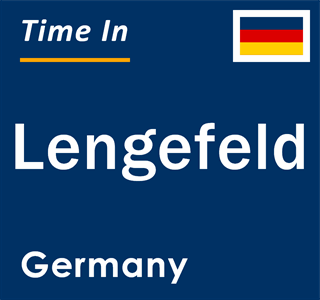 Current local time in Lengefeld, Germany