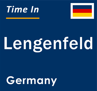 Current local time in Lengenfeld, Germany