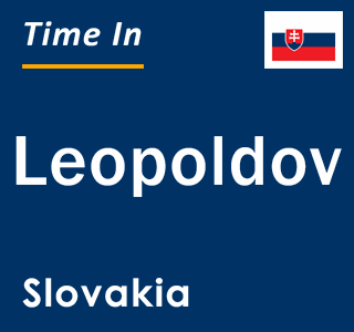 Current local time in Leopoldov, Slovakia