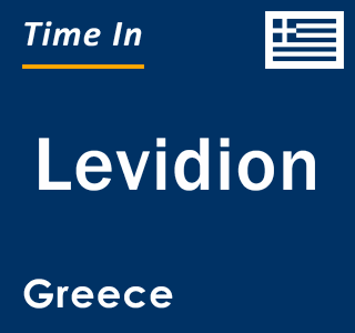 Current local time in Levidion, Greece