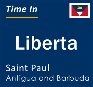 Current local time in Liberta, Saint Paul, Antigua and Barbuda