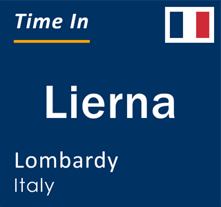 Current local time in Lierna, Lombardy, Italy