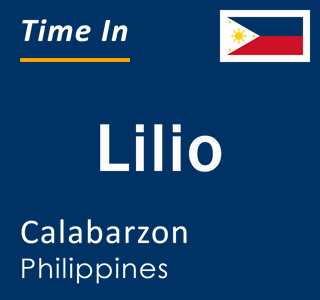 Current local time in Lilio, Calabarzon, Philippines