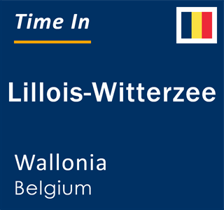 Current local time in Lillois-Witterzee, Wallonia, Belgium