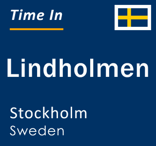 Current local time in Lindholmen, Stockholm, Sweden