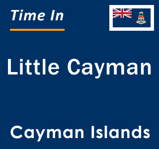 Current local time in Little Cayman, Cayman Islands