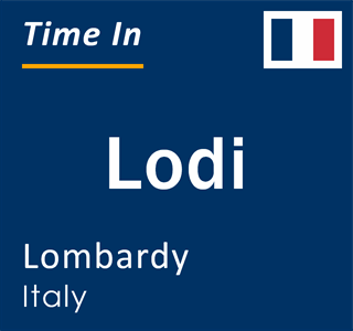 Current local time in Lodi, Lombardy, Italy