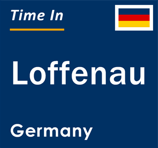 Current local time in Loffenau, Germany