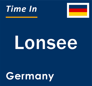 Current local time in Lonsee, Germany