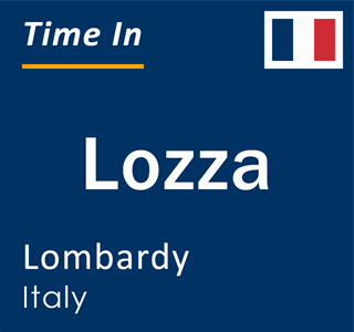 Current local time in Lozza, Lombardy, Italy