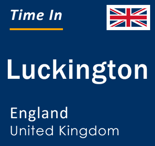 Current local time in Luckington, England, United Kingdom
