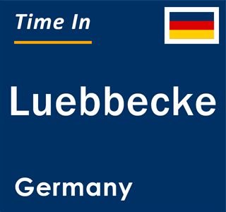 Current local time in Luebbecke, Germany