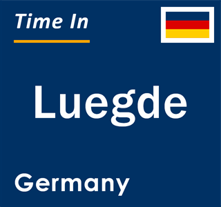 Current local time in Luegde, Germany