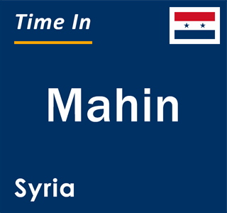 Current local time in Mahin, Syria