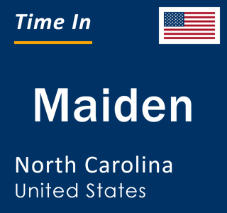 Current Local Time in Maiden, North Carolina, United States