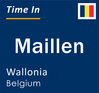 Current local time in Maillen, Wallonia, Belgium