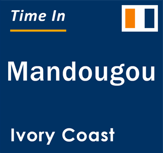 Current local time in Mandougou, Ivory Coast