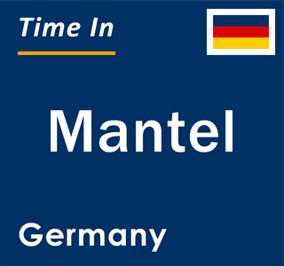 Current local time in Mantel, Germany