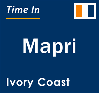 Current local time in Mapri, Ivory Coast