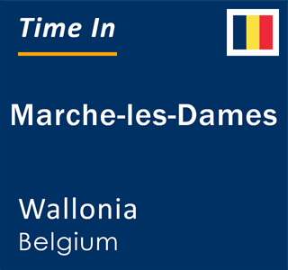 Current local time in Marche-les-Dames, Wallonia, Belgium