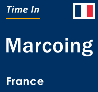 Current local time in Marcoing, France