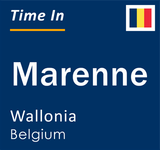 Current local time in Marenne, Wallonia, Belgium
