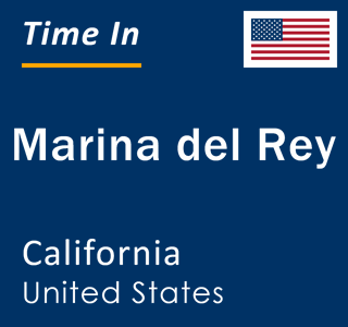 Current local time in Marina del Rey, California, United States