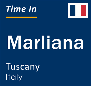 Current local time in Marliana, Tuscany, Italy